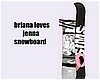 Briana Loves Jenna 2004 Limited Edition Snowboard